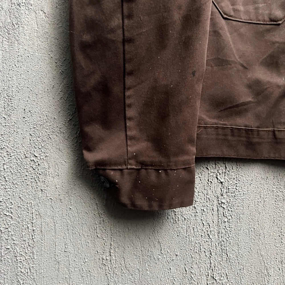 Vintage Red Kap Work Jacket Medium Brown 1970s USA Workwear - Picture 6 of 10